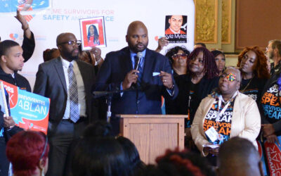 Senator Sims stands up for survivors of violence